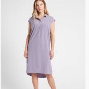 Athleta Women's Daybreak Dress Periwinkle Blue Size ST NWOT